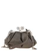 Weekend Max Mara Emmy Small Satin Pastry Bag With Rhinestones