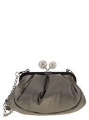 Weekend Max Mara Emmy Small Satin Pastry Bag With Rhinestones