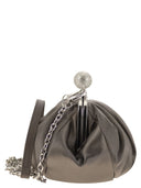 Weekend Max Mara Emmy Small Satin Pastry Bag With Rhinestones