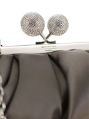 Weekend Max Mara Emmy Small Satin Pastry Bag With Rhinestones