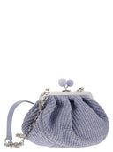 Wochenende Max Mara Palmas Raffia Effect Gebäckbeutel