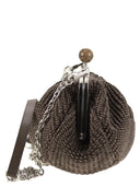 Weekend Max Mara Palmas Raffia Effect Pastry Bag