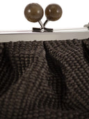 Weekend Max Mara Palmas Raffia Effect Pastry Bag