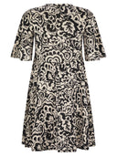 Weekend Max Mara Ely Short Dress w wzorzystej koszulce