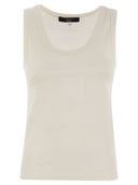 Weekend Max Mara Multic Ribbed Cotton Yarn Top