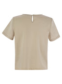 Weekend Max Mara Amburgo Satin And Jersey T Shirt