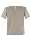 Weekend Max Mara Amburgo Satin And Jersey T Shirt