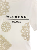 Wochenende Max Mara Lecco T -Shirt in Bio -Baumwolle
