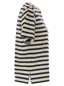 Weekend Max Mara Satrapo Crew Neck T Shirt In Striped Knitwear
