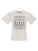 Weekend Max Mara Cabina Jersey T Shirt With Print