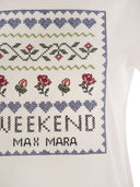 Weekend Max Mara Cabina Jersey T Shirt With Print