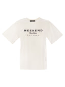 Weekend Max Mara Cabina Jersey T Shirt con estampado