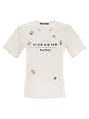 Helg Max Mara Olga Cotton T -skjorte