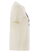 Weekend Max Mara Vello Cotton Jersey T Shirt With Print