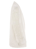Max Mara Studio Angizia Linen Canvas Over Jacket