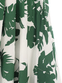 Max Mara Studio Idoneo Pleated Cotton Skirt