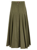 Max Mara Studio Oxiria Cotton Full Skirt