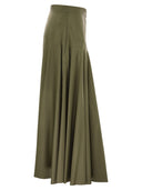 Max Mara Studio Oxiria Cotton Full Skirt