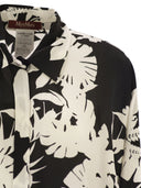 Max Mara Studio Arpe Shirt In Patterned Crepe De Chine