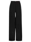 Pantaloni a flusso di max Mara Studio Ieti in Envers Satin
