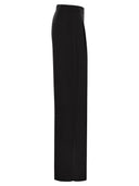 Pantaloni a flusso di max Mara Studio Ieti in Envers Satin