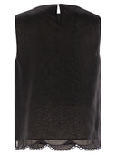 Max Mara Studio Efeso Ramie Cloth Top