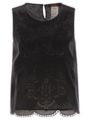 Max Mara Studio Efeso Ramie Cloth Top