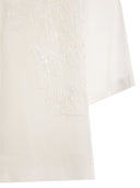 Max Mara Studio Legno Boxy Shirt In Ramie Canvas
