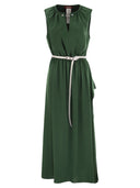 MAX MARA STUDIO Amour Fluid Cady Vestido