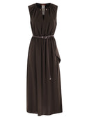Max Mara Studio Amour Fluid Cady Dress