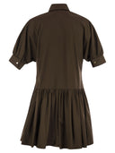 Max Mara Studio Caronte Poplin Chemisier Dress