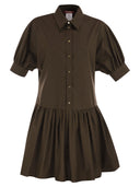 Max Mara Studio Caronte Poplin Chemisier Dress