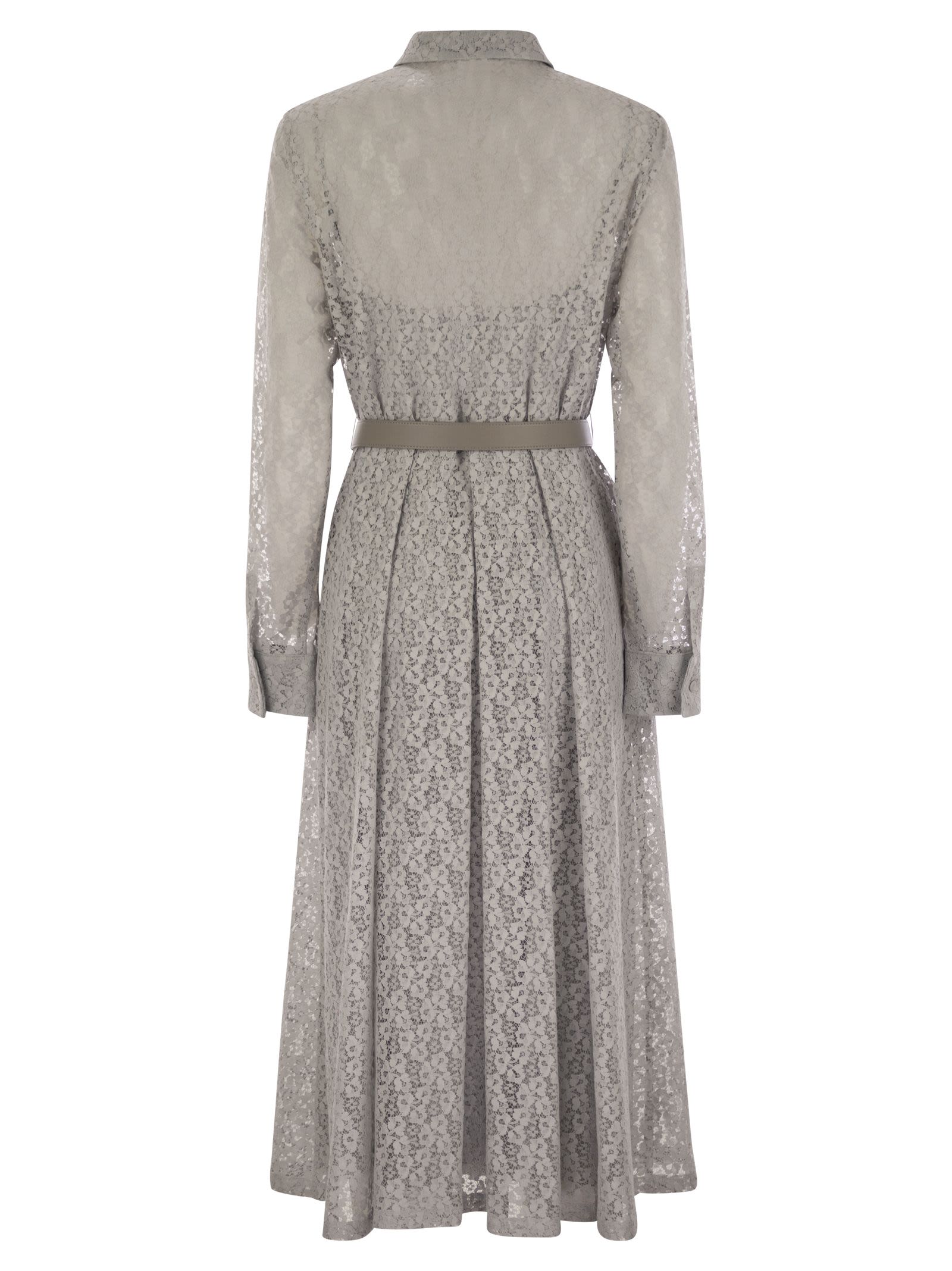 Max Mara Studio Canada Lace Effect Shirt Dress – Balardi
