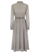 맥스 마라 스튜디오 캐나다 레이스 효과 셔츠 드레스