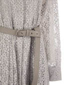 맥스 마라 스튜디오 캐나다 레이스 효과 셔츠 드레스