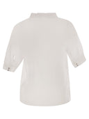 Max Mara Studio Orvieto Ramie Gauze Blouse