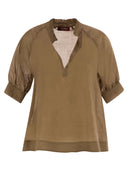 Max Mara Studio Orvieto Ramie Gauze Blouse