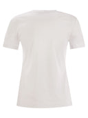 Max Mara Studio gewann Jersey T -Shirt mit Logo