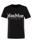 Max Mara Studio Won Jersey T Shirt With Logo