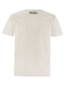 Max Mara Studio Azzurro Jersey T Shirt With Embroidery