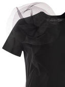 Max Mara Studio Sughero Jersey T Shirt With Embroidery