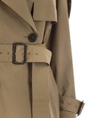 Max Mara The Cube Otello Drip Proof Cotton Over Trench Coat