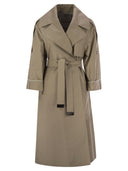 Max Mara The Cube Utrench Trench Over In Twill Antigoccia