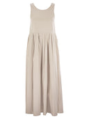 S Max Mara Moira Abito senza maniche poplin