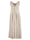 S Max Mara Moira Abito senza maniche poplin