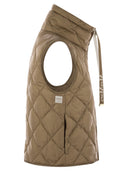 Max Mara The Cube Tegic Drip Proof Canvas Padded Waistcoat