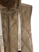 Max Mara The Cube Tegic Drip Proof Canvas Padded Waistcoat
