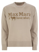 S Max Mara Veronica Wool And Cashmere Crew Neck Sweater