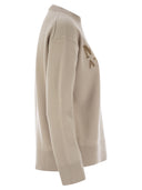 S Max Mara Veronica Wool And Cashmere Crew Neck Sweater