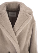 Maxmara Tedgirl Teddy Bear Icon Coat In Alpaca And Wool